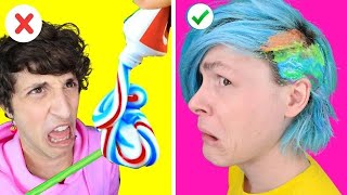 Robby Tries 30 Fun Lifehacks Crafts U0026 More By 123go Compilation