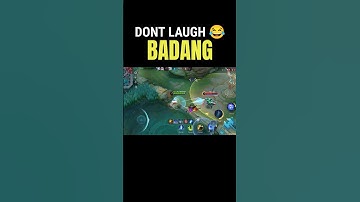 Dont laugh On Badang ml #mlbb #mltalkshow #badang #mlbbshorts