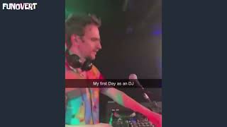 Dj plays Oggy and the Cockroaches theme song in the club