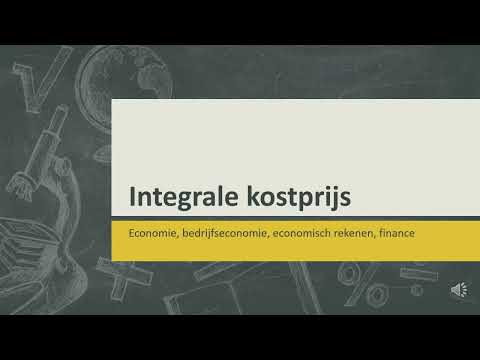 Video: Productkostenberekening: formule, componenten, voorbeeld