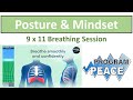 9x11 breathing session program peace posture and mindset checklist