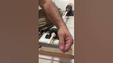 Homemade Pool Cue Shaft Lathe  - Roughing out a new Moori Jewel Tip