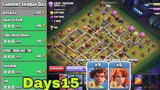 Th16 Rootrider valk spam attacks|legend league attack may season days15|clash of clans