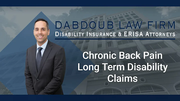 Chronic Back Pain Long Term Disability Claims | Da...