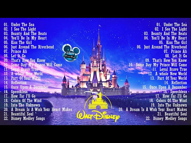 Disney Best Songs Ost  - Disney Soundtracks Playlist 2023 class=