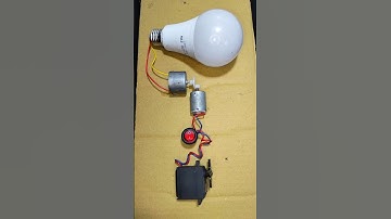 Generating Electricity By Trransferring Power From a Gear Motor to DC Motor #dcmotor #tech #shorts