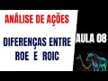 Aula 8 - Diferença entre ROE e ROIC - Análise de ações - Luiz Barsi - BBAS3 BBSE3 VALE3 CMIG4