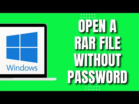 How To Open a RAR File Without Password (NEW 2023)