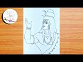 Lord shiva easy pencil sketch  bholenath drawing for beginners  arts