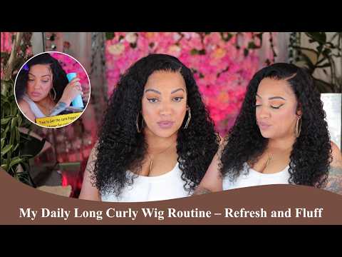 Long Curly Wig Unboxing and First Wear – Let’s Check the Curls and Quality✨MyFirstWig
