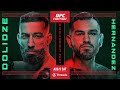 UFC VEGAS 109 LIVE DOLIDZE vs HERNANDEZ LIVESTREAM &amp; FULL FIGHT NIGHT COMPANION
