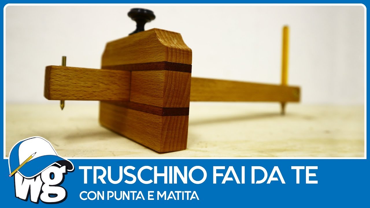 Truschino fai da te con punta e matita 