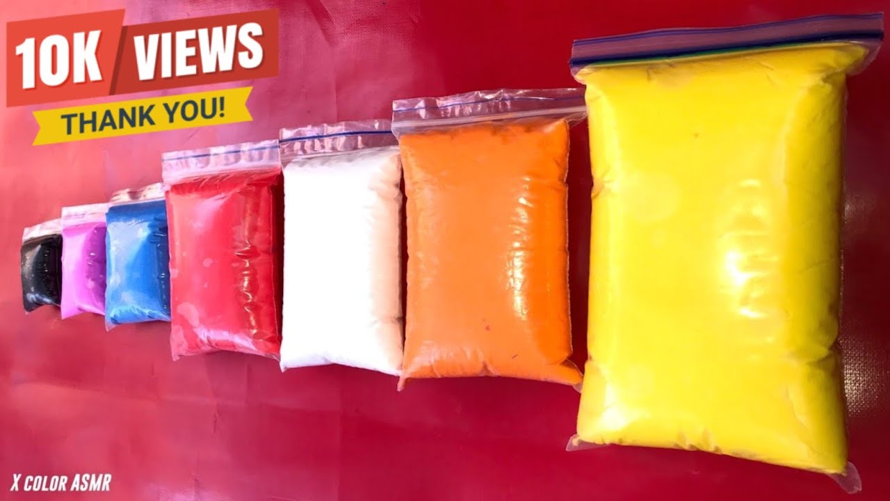 Satisfying ASMR sound From small to large super clay unboxing|4:03minutes satisfying unboxing #clay