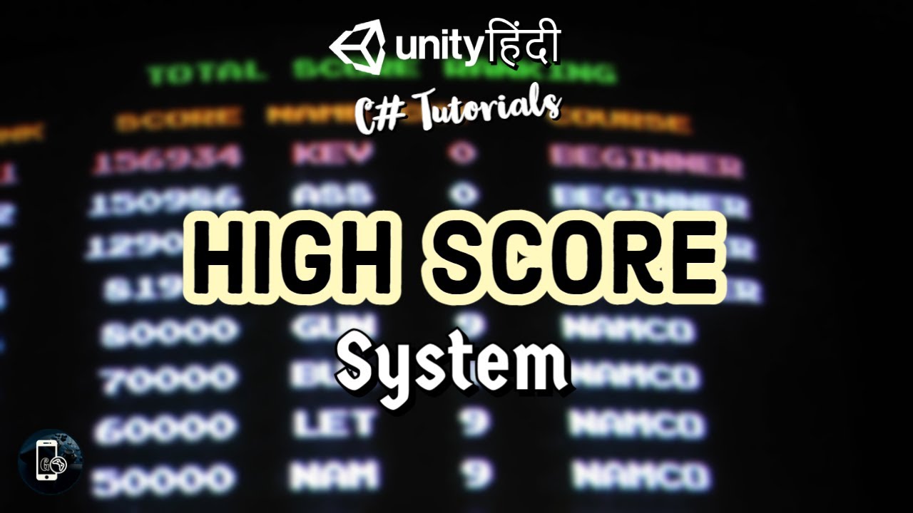 How to make a High Score in Unity | Unity C# Hindi - YouTube