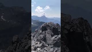 View from the top of Grand Muveran🇨🇭, Swiss Alps #shorts #swissalps #grandmuveran