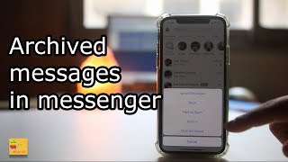 How to archive messages in messenger app screenshot 3