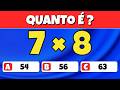 VOCÊ É BOM MESMO DE MATEMÁTICA? 🧠📊🔥 | SUPER QUIZ DE MATEMÁTICA | 40 PERGUNTAS