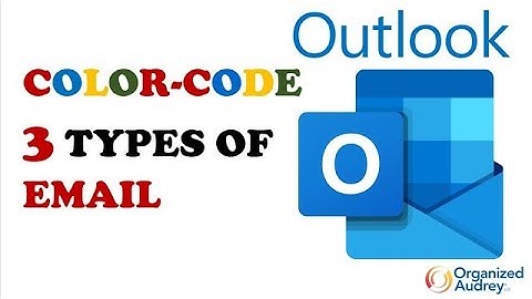 Color Code Emails Copied into the Outlook