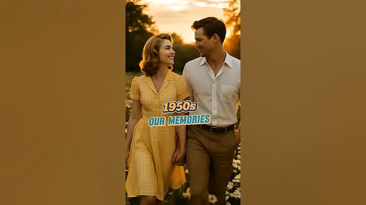 Love in the 1950s | Romantic Moments for a Couple #nostalgic #vintage #1950svibes #elvispresley