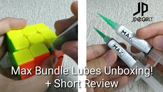 Max Bundle Lubes Unboxing + Short Review! | jpearly.com