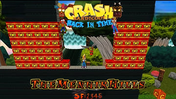 Crash Bandicoot - Back In Time Fan Game: Custom Level: The Menhir Hills By SF12345