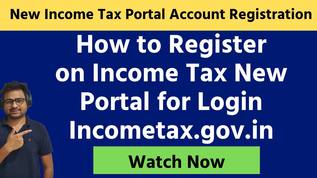 Tax New Portal Login Registration New efiling Portal Login