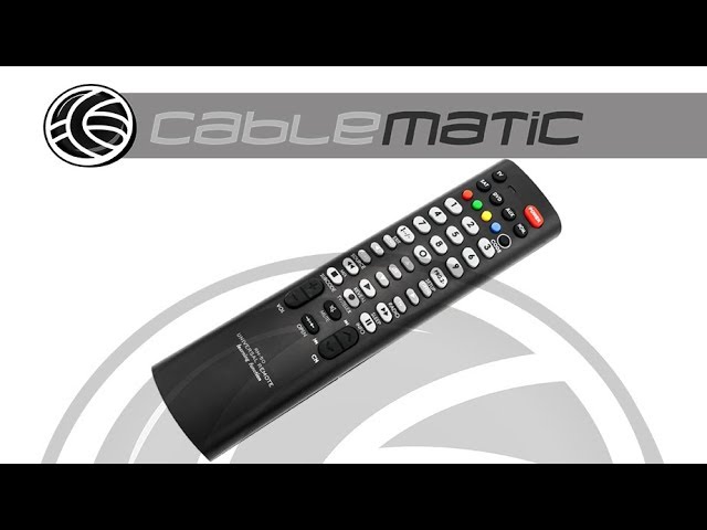 Mando a distancia universal. Control remoto para TV DVD SAT - distribuido  por CABLEMATIC ® 