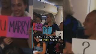 Beautiful moment..Pilot Boyfriend proposed to his Girlfriend on his plane❤💍💍