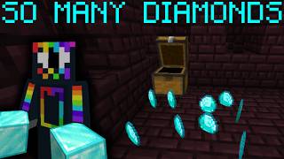 I Found TOO MANY Diamonds in This Minecraft Speedrun...