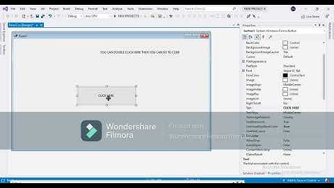 How to create a simple message box in visual studio using C# 2021