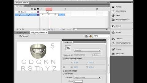 Lip Sync Animation in Flash Tutorial