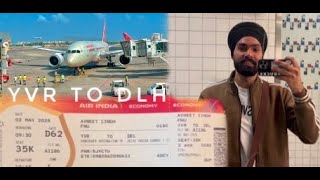 Vancouver To Delhi In Air India Boeing 777-300Er Ai 186