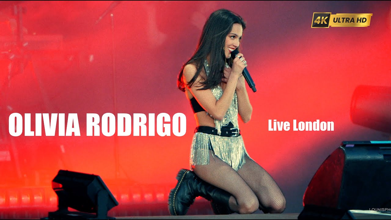 Olivia Rodrigo - Ballad Of A Homeschooled Girl  -  Live London 2025 (B-Roll cinema 4K Pro Quality)
