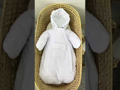 Дитячий демісезонний конверт-комбінезон від 0 до 6 місяців, видео 1