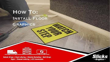 Floor Graphics Install with Voice Tutorial