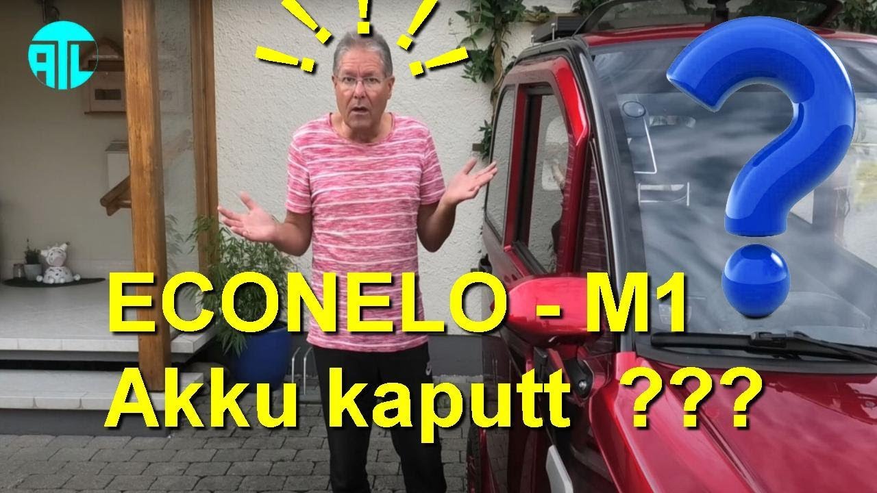🟡 unser ECONELO M1 🚗 braucht einen neuen Akku 🔋