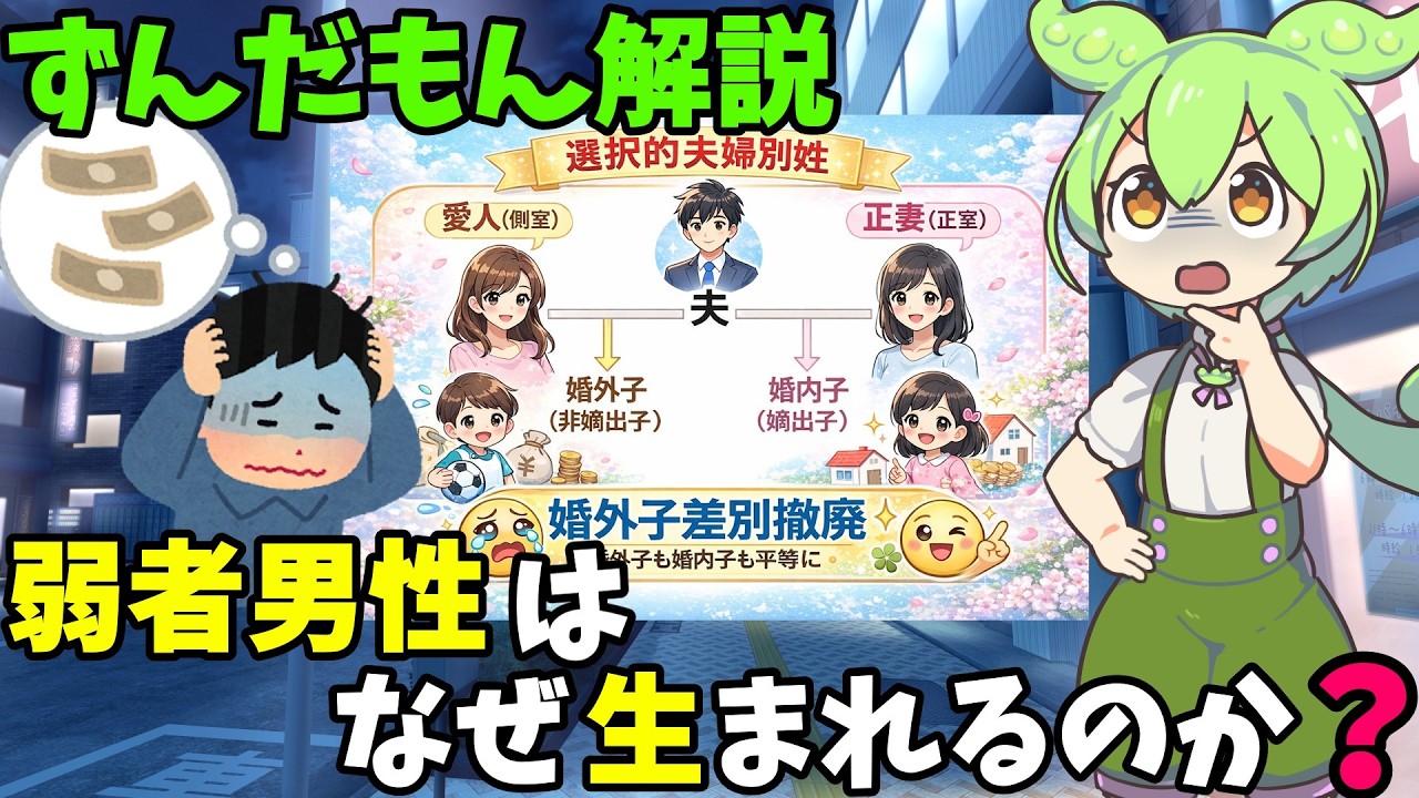 なぜ弱者男性は生まれるのか？婚外子問題から見える恋愛市場の構造