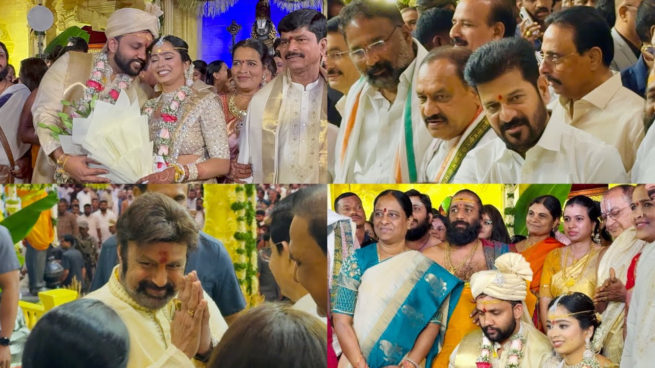Tirupathi Reddy Cm Revanth Reddy Brother Tirupathi Reddy Daughter Wedding | Nandamuri ...