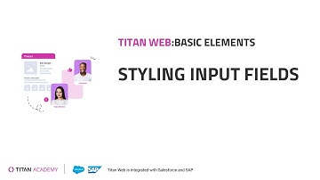 Alternative to Experience Cloud: Styling Input Fields with Titan Web