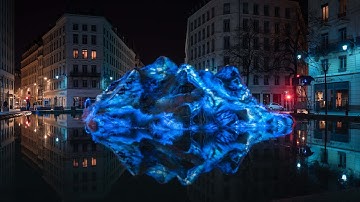 Coral Ghosts – Projection Mapping Installation | Fête des Lumières | Light Art by Philipp Frank