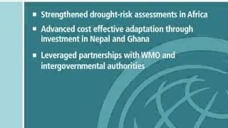 Strengthening Weather and Climate Information and Decision-Support Systems (WCIDS)