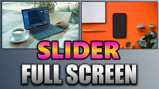 Fácil y rápido - Slider Full Screen
