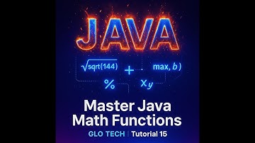 Master Java Math Functions with GLO TECH  Tutorial 15