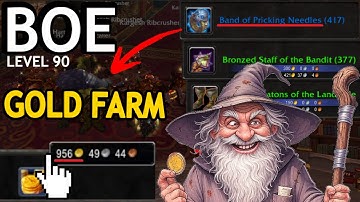 MoP Classic BOE Farm!💰Level 90 Solo Gold Making Method! [2025] Raw Gold Farm | WoW Guide