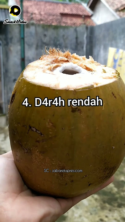 waspada yang punya penyakit ini jangan minum air kelapa #waspada #airkelapa #efeksamping #penyakit