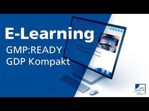 E-Learning GMP:READY: Spezialwissen GDP Kompakt | Online-Schulung | Good Distribution Practice