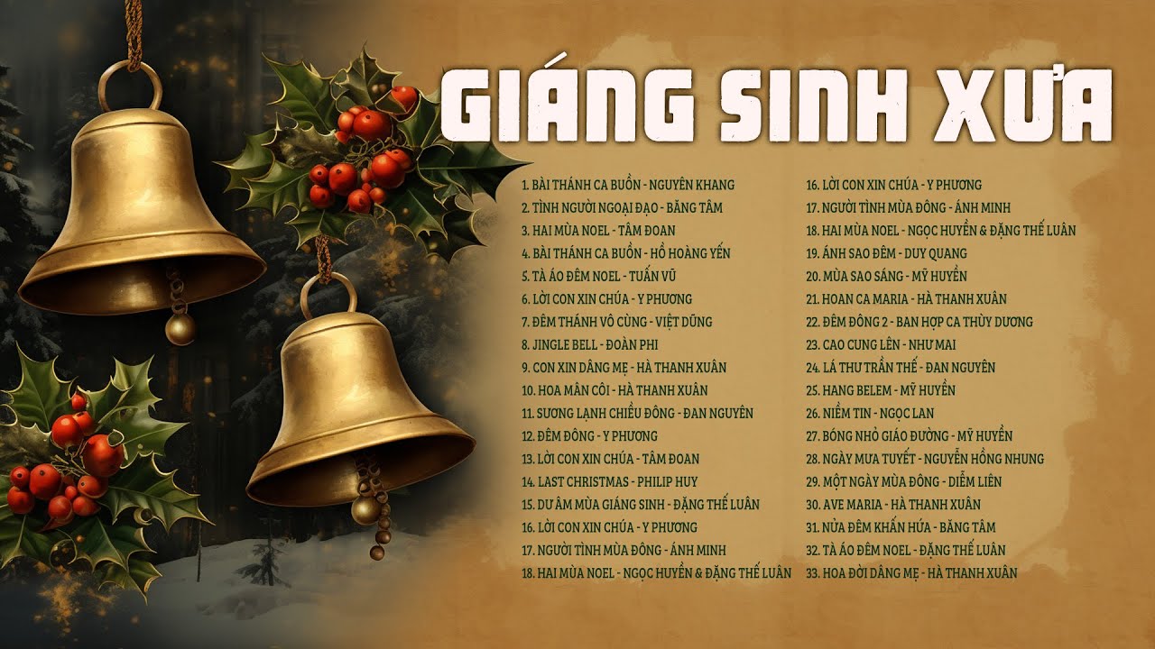 Liên Khúc Nhạc Giáng Sinh Xưa Hay Nhất Mùa Noel 2025 - Mở Nhẹ Nhàng Nghe Ấm Áp Vô Cùng