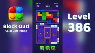 Block Out Level 386 Walkthrough ๐งฉ | All Levels Solution | Mini Boss