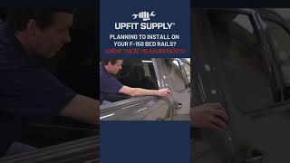 Planning to Install on Your F-150 Bed Rails? Know These Measurements