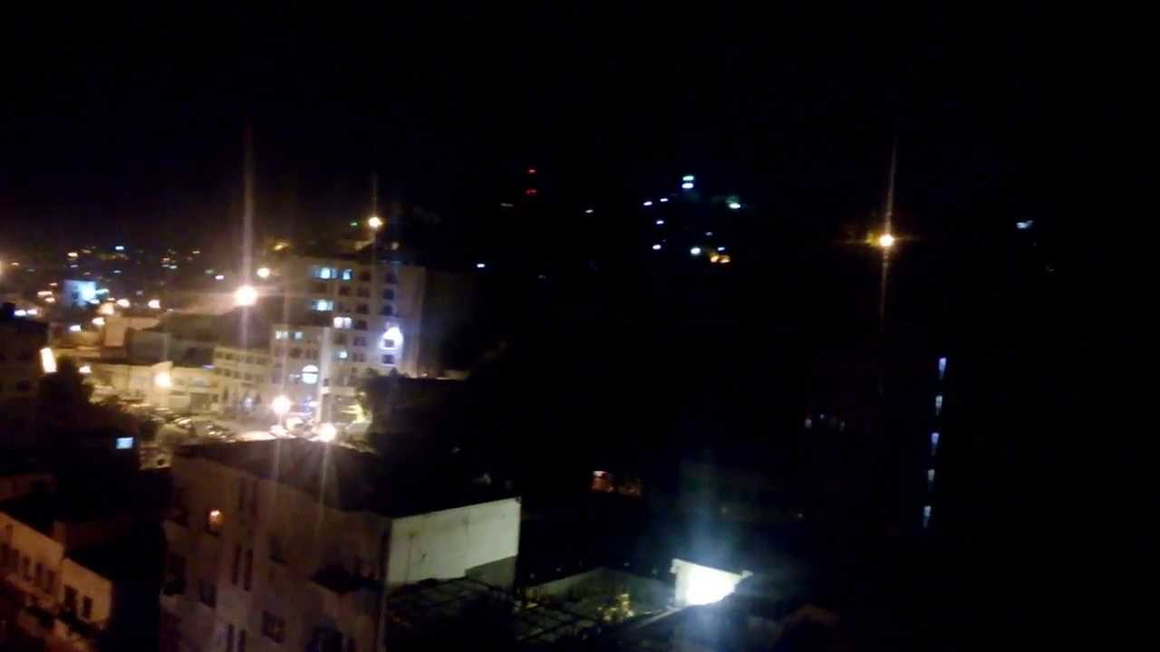 Amman - Jordania - 5 rano wezwanie na modlitwę poranną (fadżr) / Azan